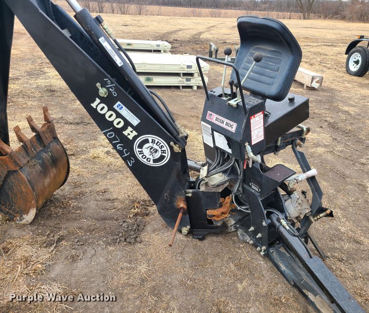 image for item JG9232 Bush Hog 1000H  skid steer backhoe