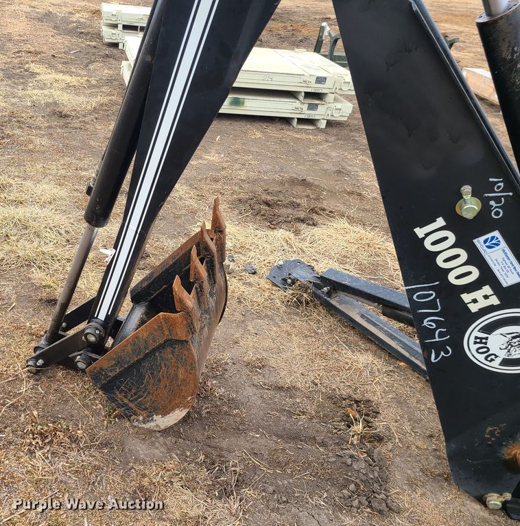 image for item JG9232 Bush Hog 1000H  skid steer backhoe