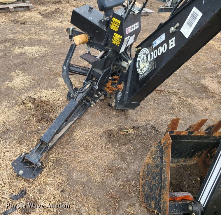 Bush Hog 1000H skid steer backhoe in Kearney, MO Item JG9232 sold