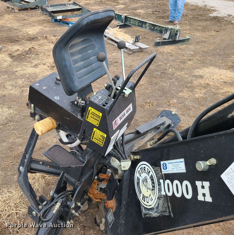 image for item JG9232 Bush Hog 1000H  skid steer backhoe