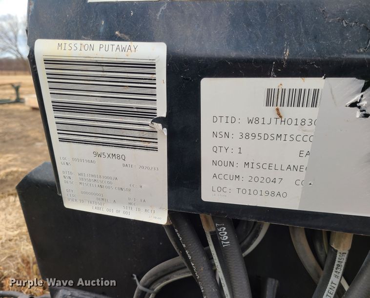 image for item JG9232 Bush Hog 1000H  skid steer backhoe