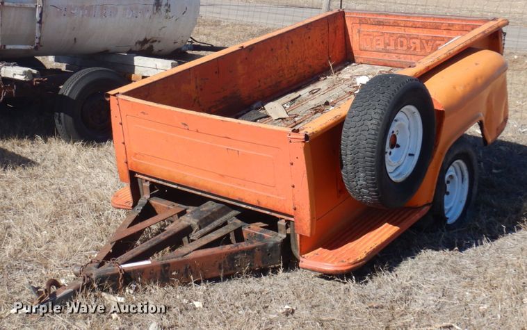 image for item KE9301 Shop built pickup truck bed trailer