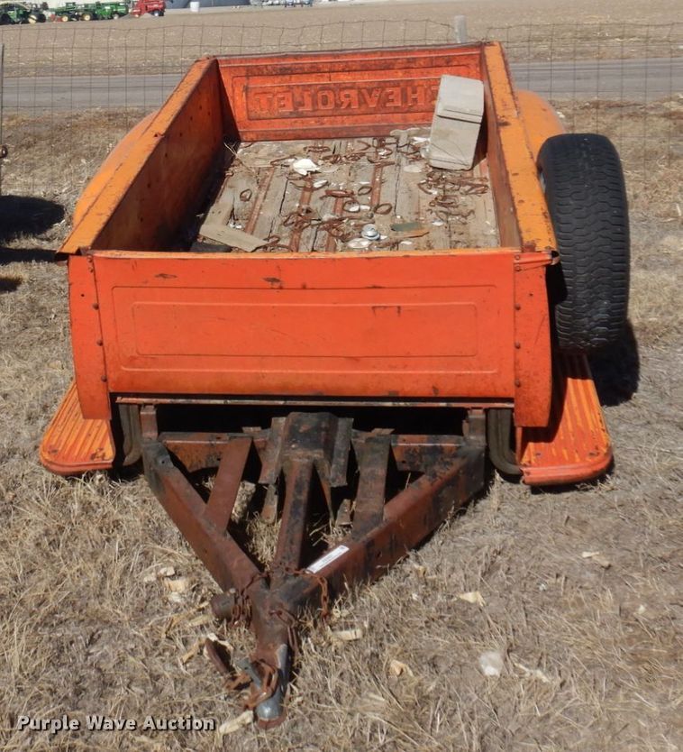 image for item KE9301 Shop built pickup truck bed trailer