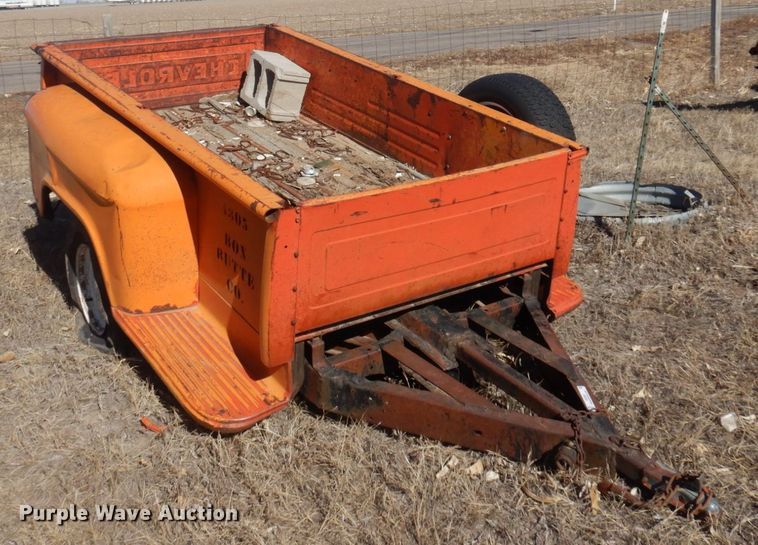 image for item KE9301 Shop built pickup truck bed trailer