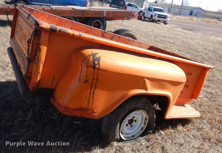 image for item KE9301 Shop built pickup truck bed trailer