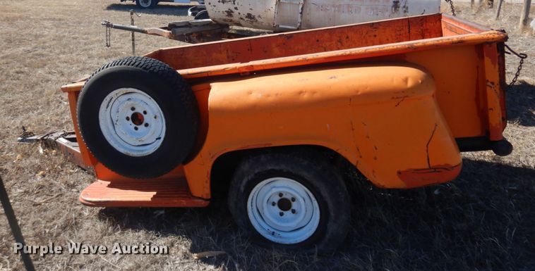 image for item KE9301 Shop built pickup truck bed trailer