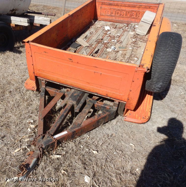 image for item KE9301 Shop built pickup truck bed trailer