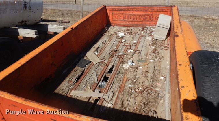 image for item KE9301 Shop built pickup truck bed trailer