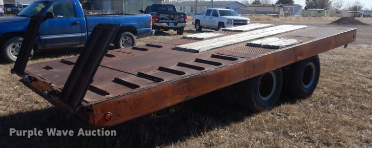 image for item KE9302 Transport XTT 20  tilt deck equipment trailer