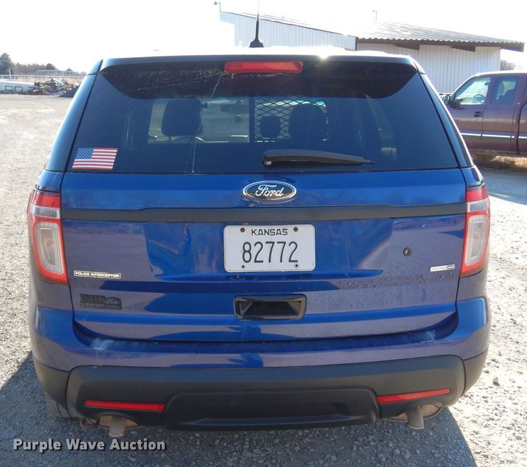 image for item KJ9537 2014 Ford Explorer Police Interceptor  SUV