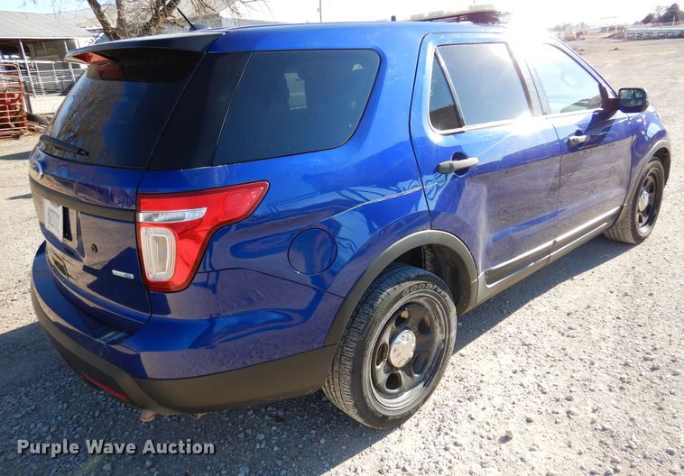 image for item KJ9537 2014 Ford Explorer Police Interceptor  SUV