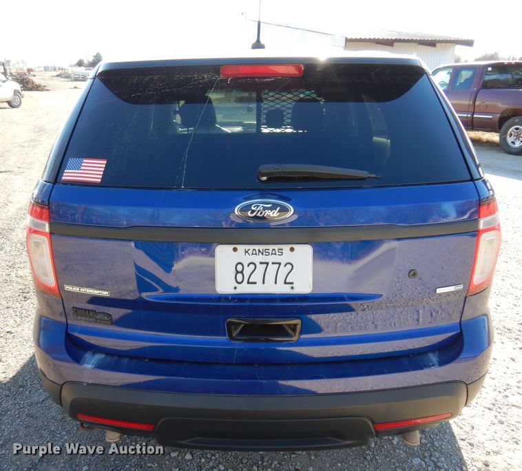image for item KJ9537 2014 Ford Explorer Police Interceptor  SUV