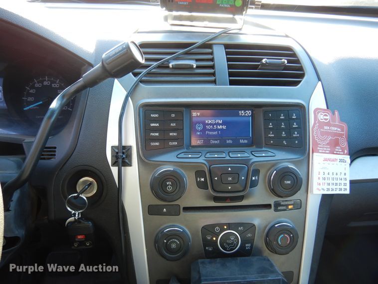 image for item KJ9537 2014 Ford Explorer Police Interceptor  SUV