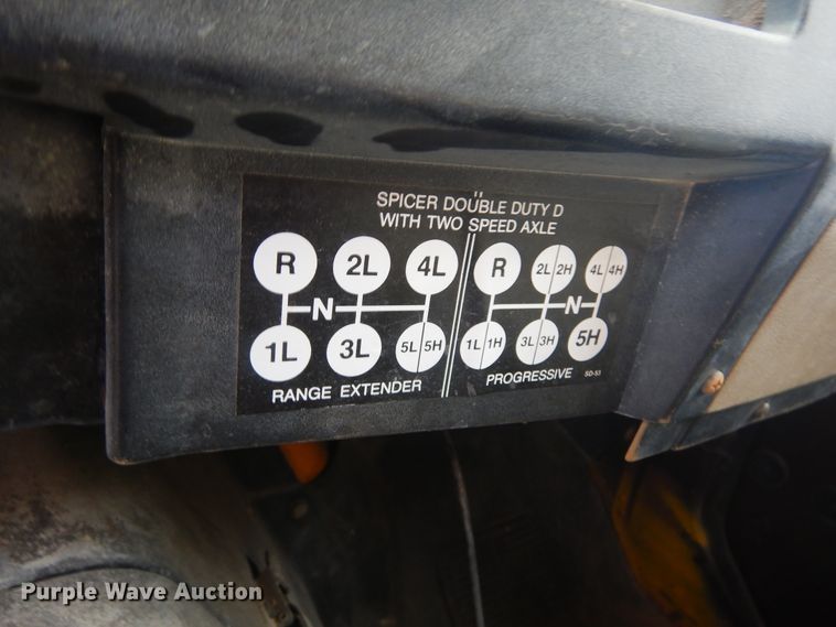 image for item MX9798 1991 International 4900  dump truck