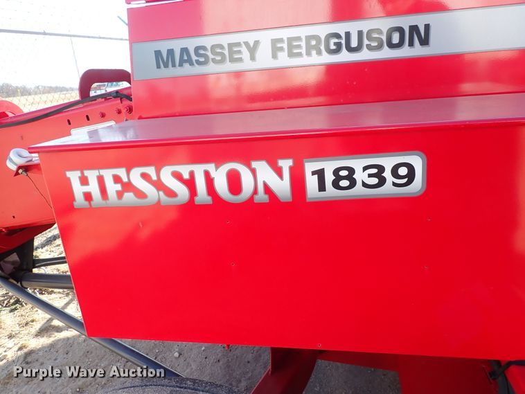 image for item DC4099 Hesston 1839  small square baler