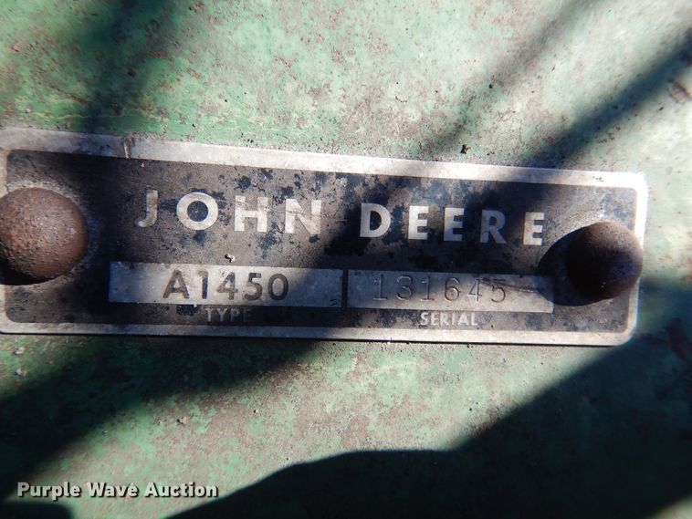 image for item DF0039 John Deere A1450  five bottom plow