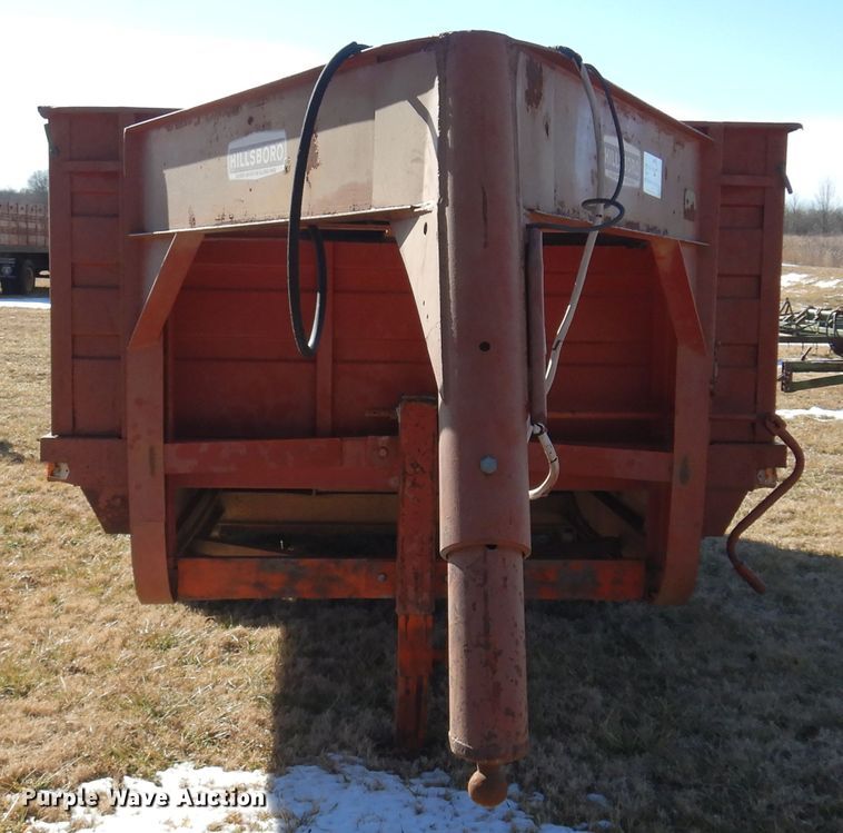 image for item DF0040 1973 Hillsboro  end dump trailer
