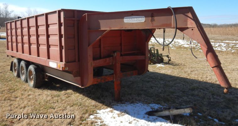 image for item DF0040 1973 Hillsboro  end dump trailer