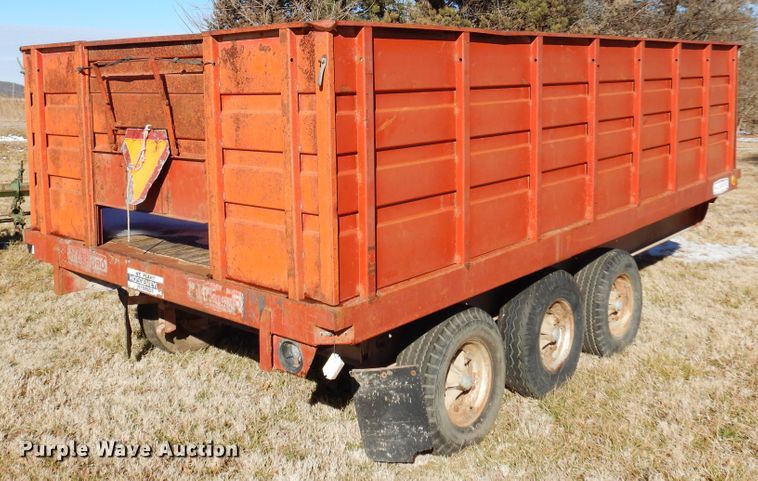 image for item DF0040 1973 Hillsboro  end dump trailer