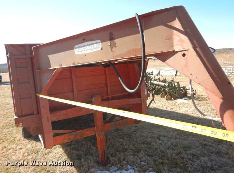 image for item DF0040 1973 Hillsboro  end dump trailer