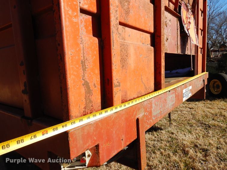 image for item DF0040 1973 Hillsboro  end dump trailer