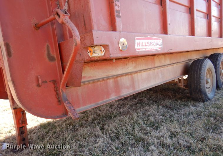 image for item DF0040 1973 Hillsboro  end dump trailer