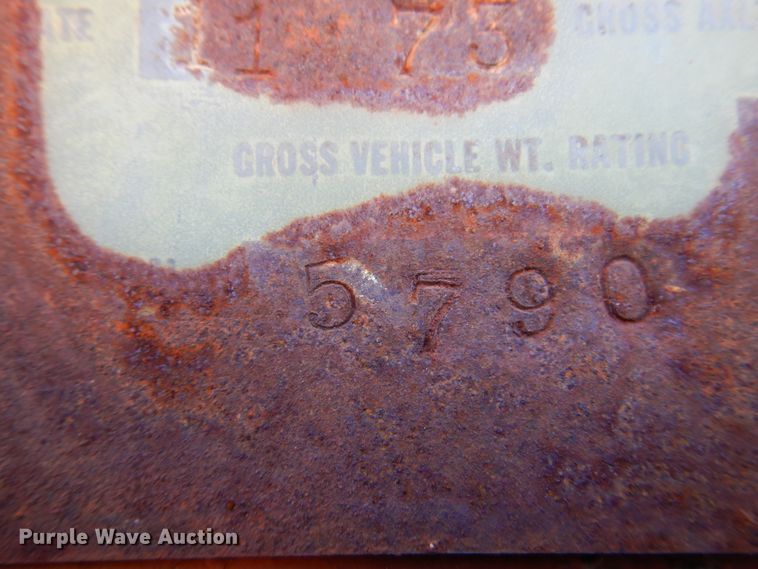 image for item DF0040 1973 Hillsboro  end dump trailer