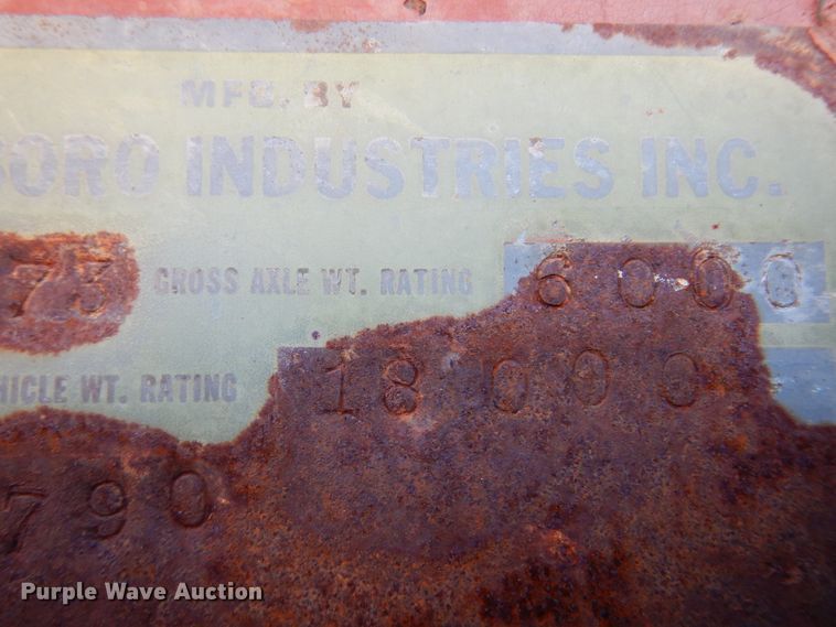 image for item DF0040 1973 Hillsboro  end dump trailer