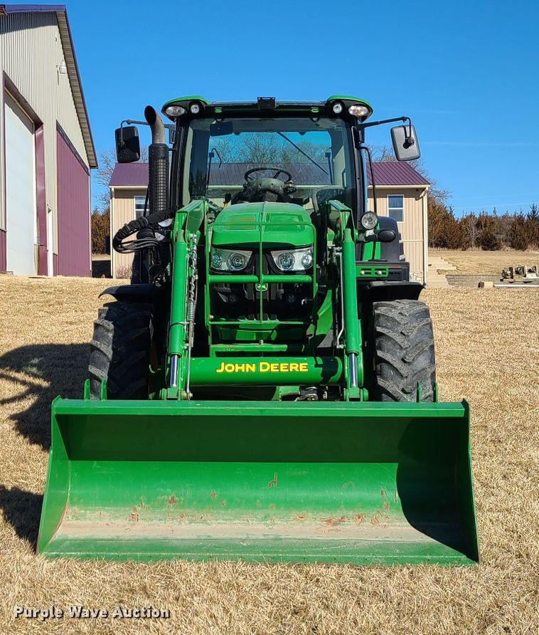 image for item DJ1721 2015 John Deere 6125R  MFWD tractor