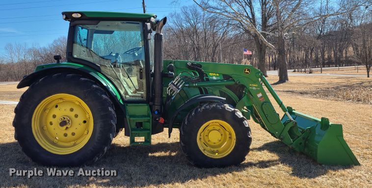 image for item DJ1721 2015 John Deere 6125R  MFWD tractor