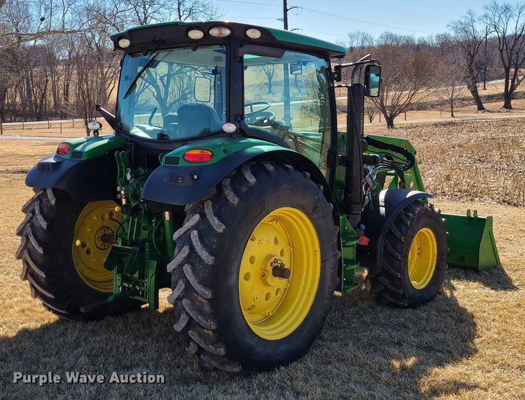 image for item DJ1721 2015 John Deere 6125R  MFWD tractor
