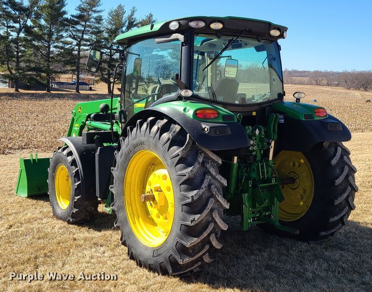 image for item DJ1721 2015 John Deere 6125R  MFWD tractor