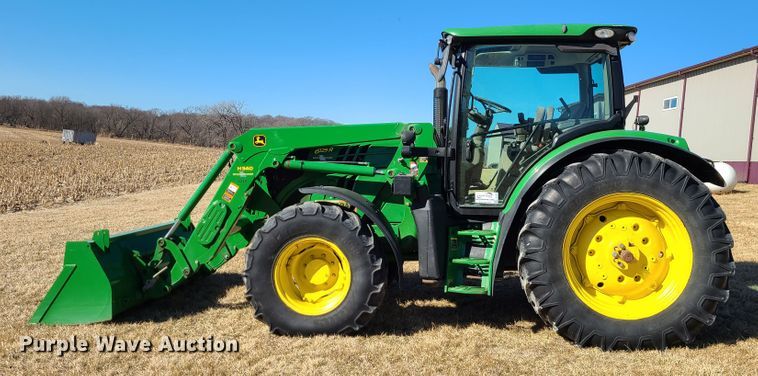 image for item DJ1721 2015 John Deere 6125R  MFWD tractor