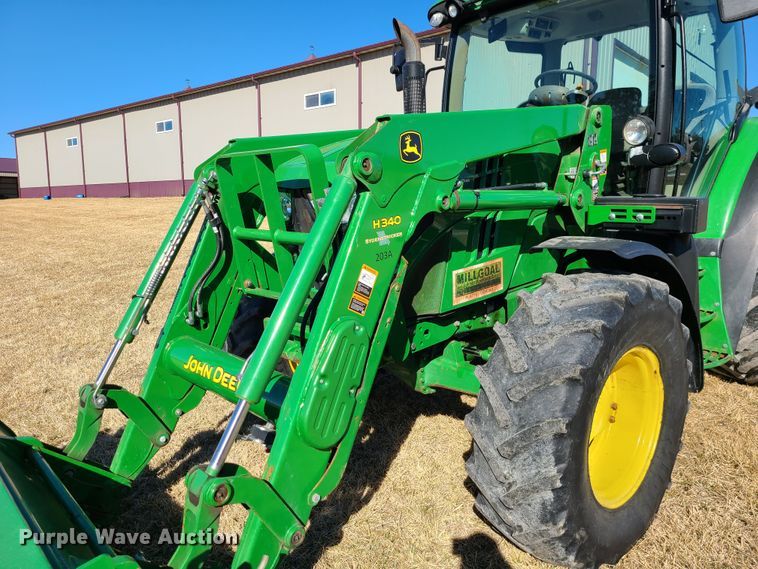 image for item DJ1721 2015 John Deere 6125R  MFWD tractor