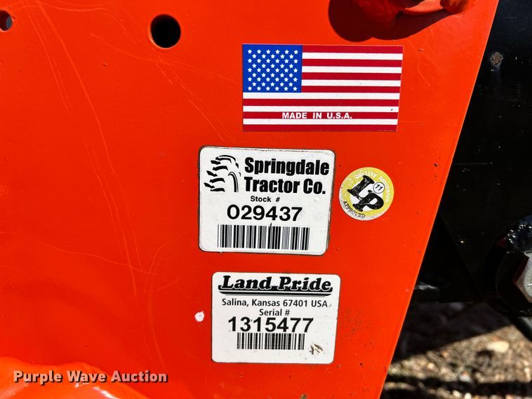 image for item ID9722 Land Pride RC3712  rotary mower