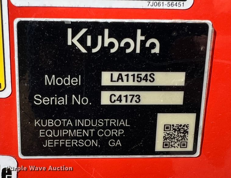 image for item ID9724 2020 Kubota M7060  MFWD tractor