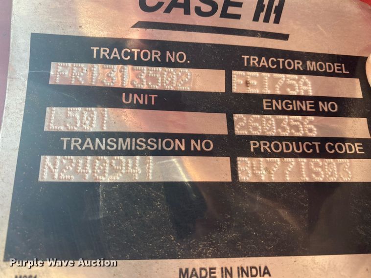 image for item IJ9723 2014 Case IH Farmall 75A  MFWD tractor