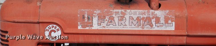 image for item JJ9342 1951 Farmall Super C  tractor