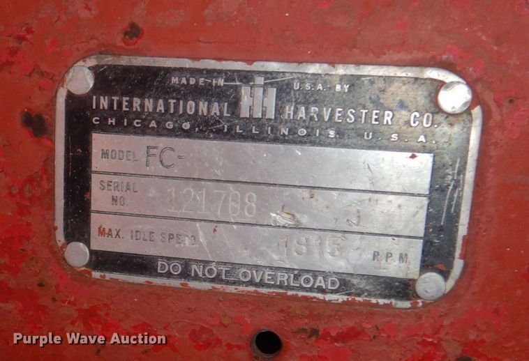 image for item JJ9342 1951 Farmall Super C  tractor