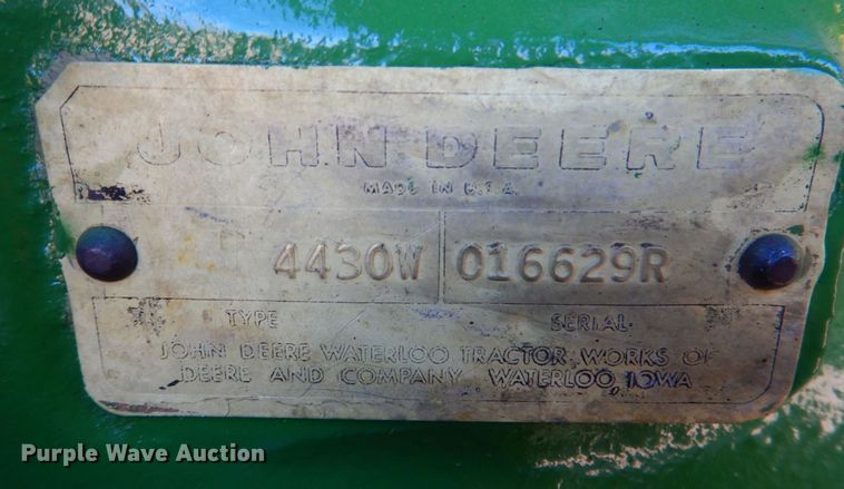 image for item JS9722 1979 John Deere 4430  tractor