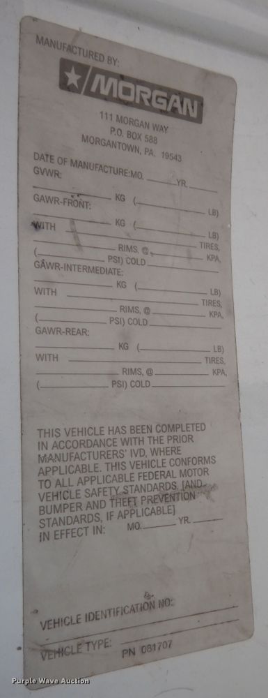 image for item DH7335 2015 Freightliner M2 106  box truck