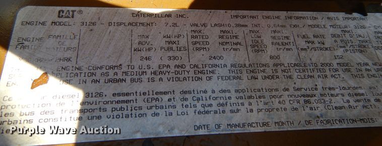 image for item DI8640 2000 Freightliner FL60  box truck