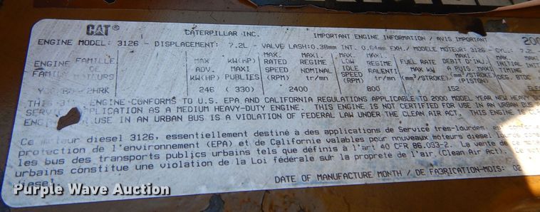 image for item DI8640 2000 Freightliner FL60  box truck