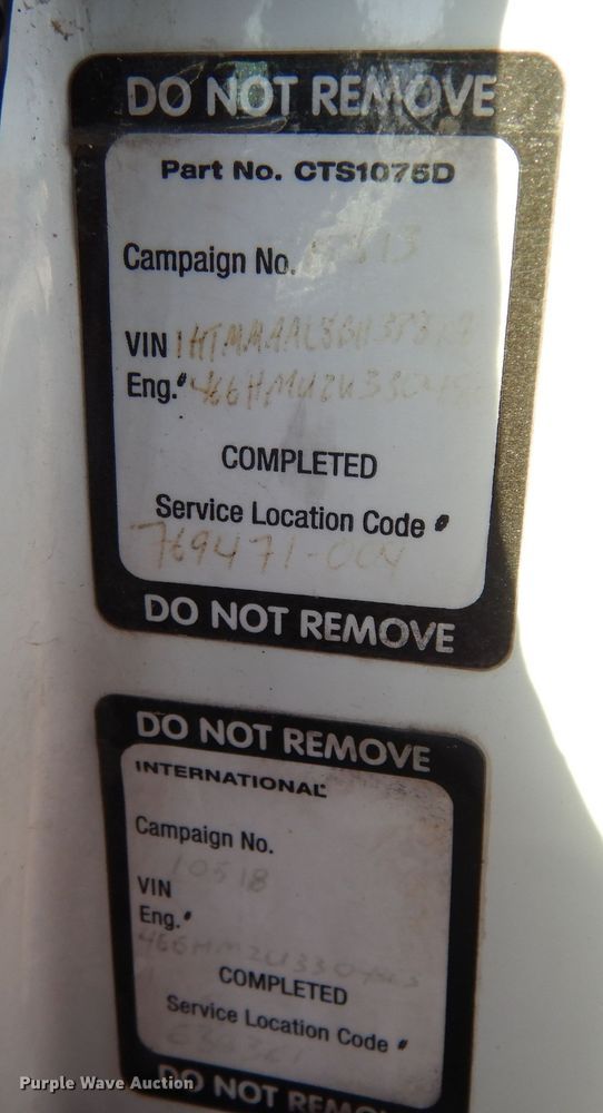 image for item DI8641 2011 International 4300 SBA  truck cab and chassis