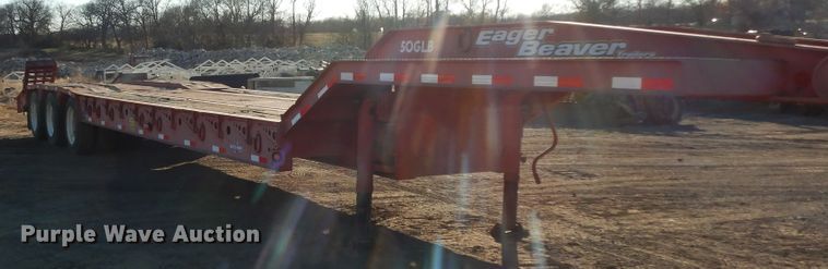 image for item DI8653 2007 Eager Beaver 50GLB  equipment trailer