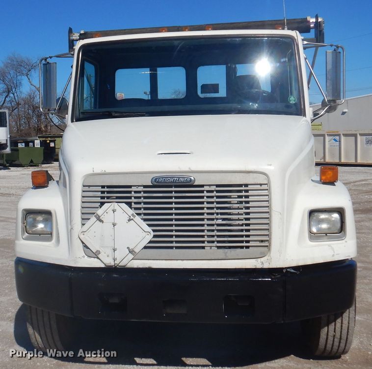 image for item DJ3812 1997 Freightliner FL70  roll-off container truck
