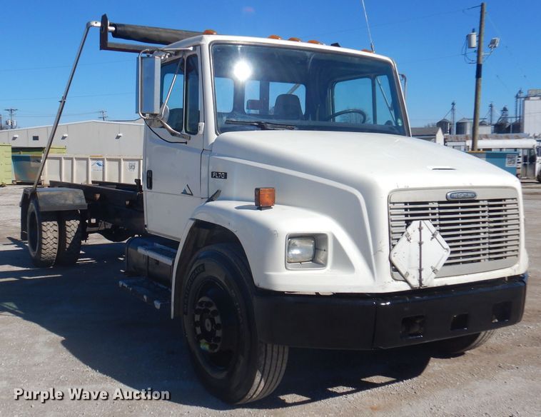 image for item DJ3812 1997 Freightliner FL70  roll-off container truck