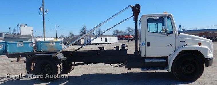 image for item DJ3812 1997 Freightliner FL70  roll-off container truck