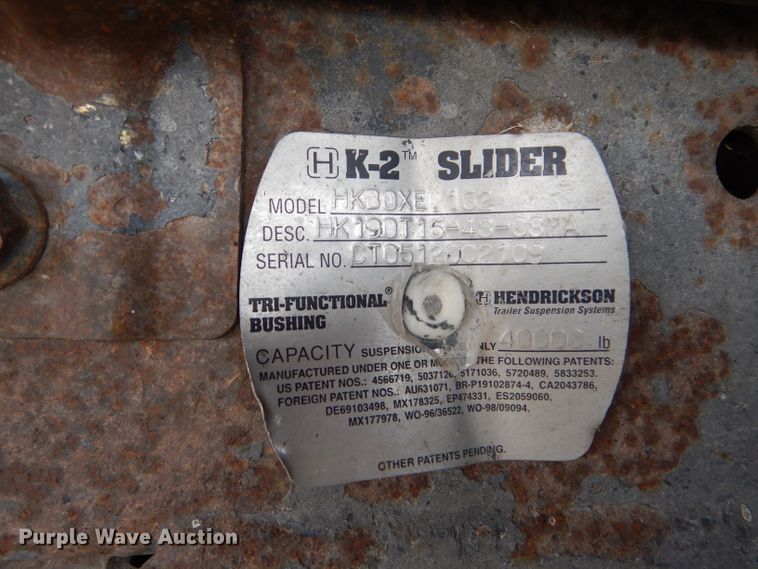 image for item DK7254 2001 Utility  dry van trailer