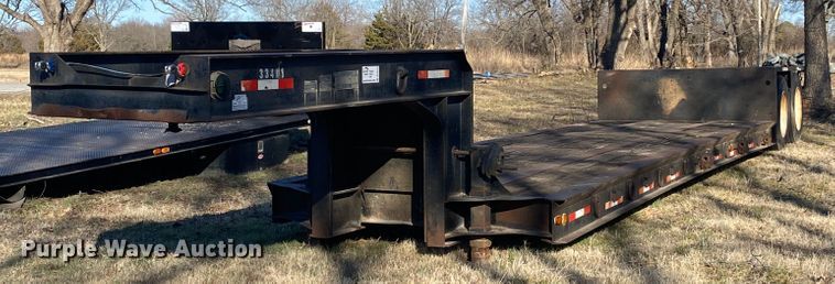 image for item DL6916 1977 Birmingham 822 DLS  lowboy equipment trailer